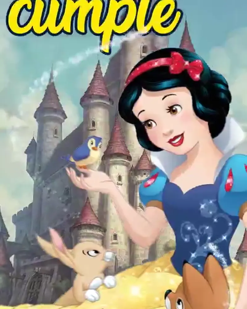 Invitación de Blanca Nieves en video — Versión 2