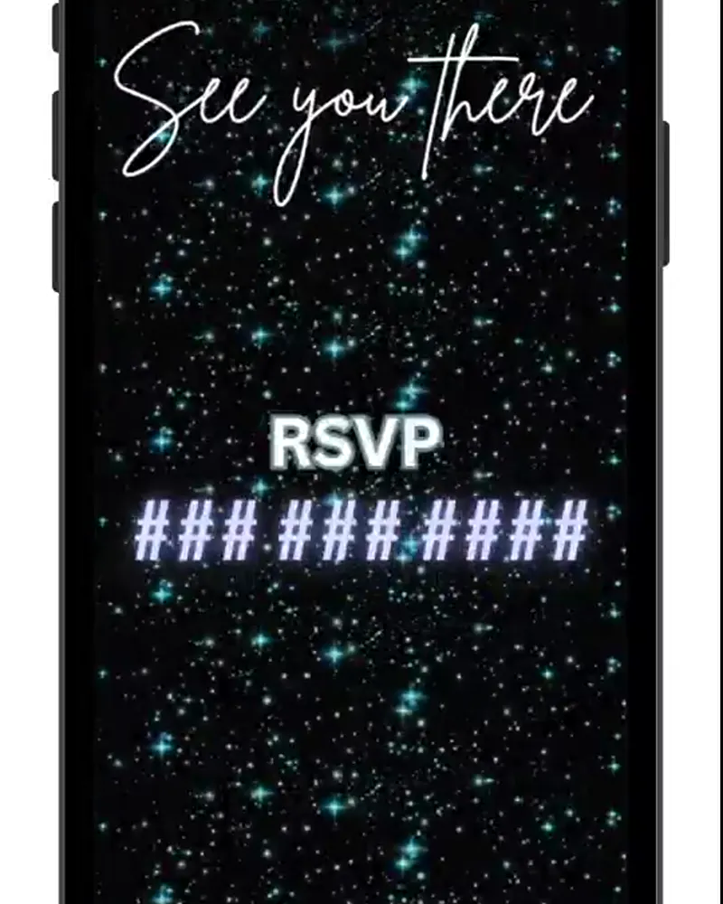 Invitación de 13 años en video — Para chicos