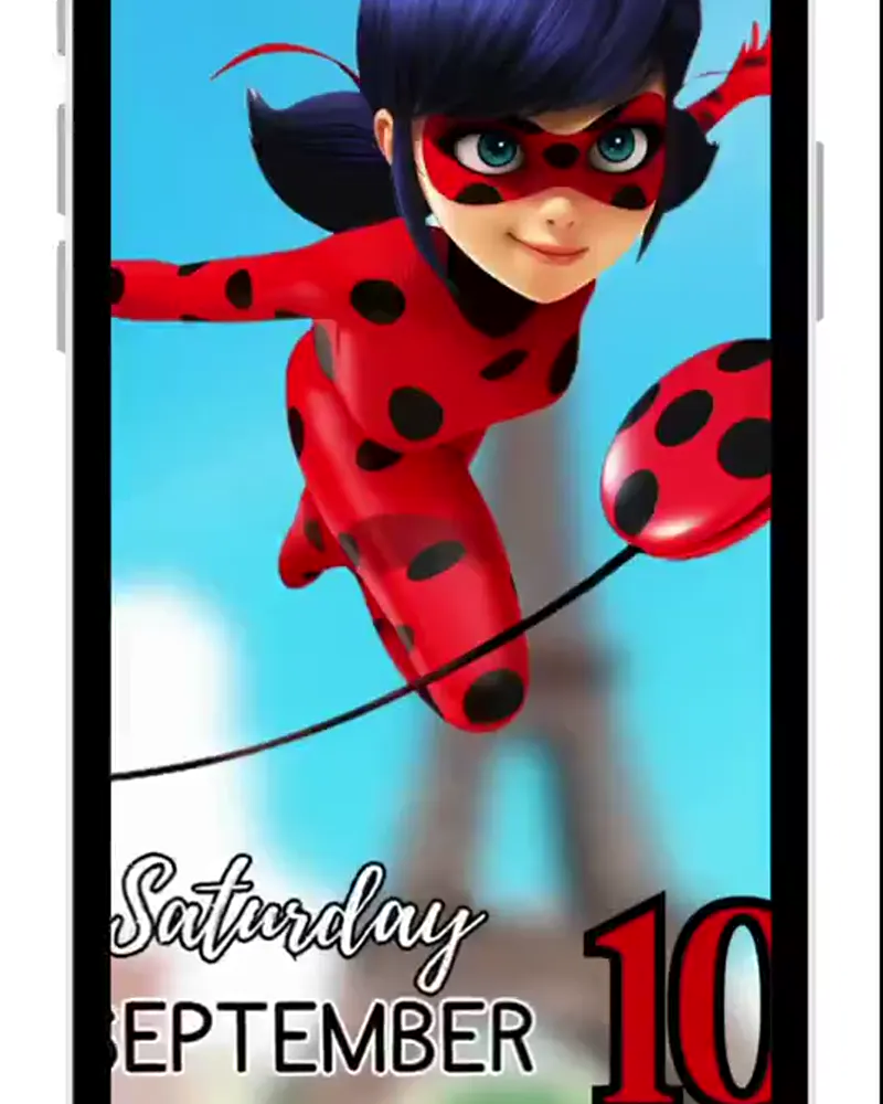 Invitación de Ladybug en video — Versión editable