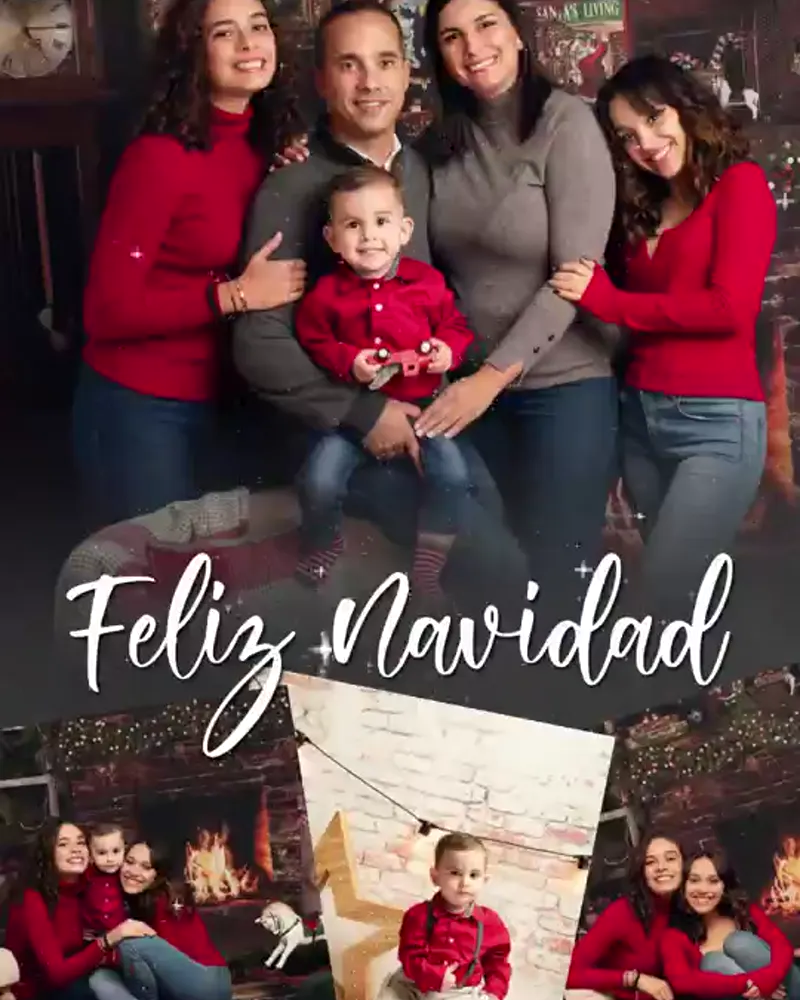 Tarjeta navideña animada en video — Artivy Party