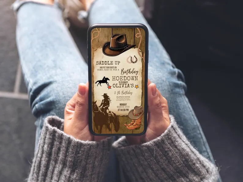 Invitación vaquera / western en video — foto 4