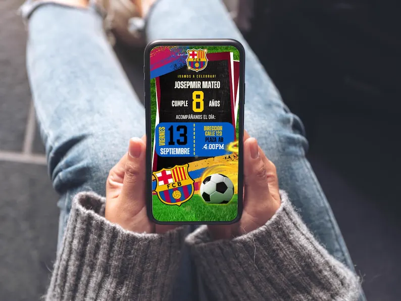 Invitación del FC Barcelona en video — foto 3