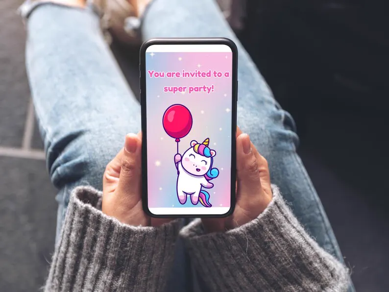 Invitación de unicornio en video — foto 2