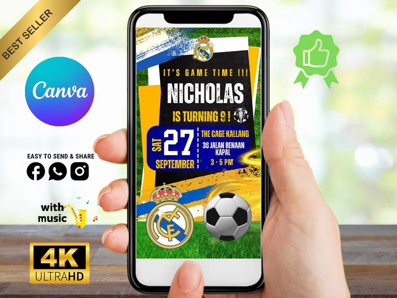 Invitación del Real Madrid en video — foto 3