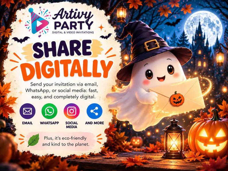 Invitación de Halloween en video — foto 5