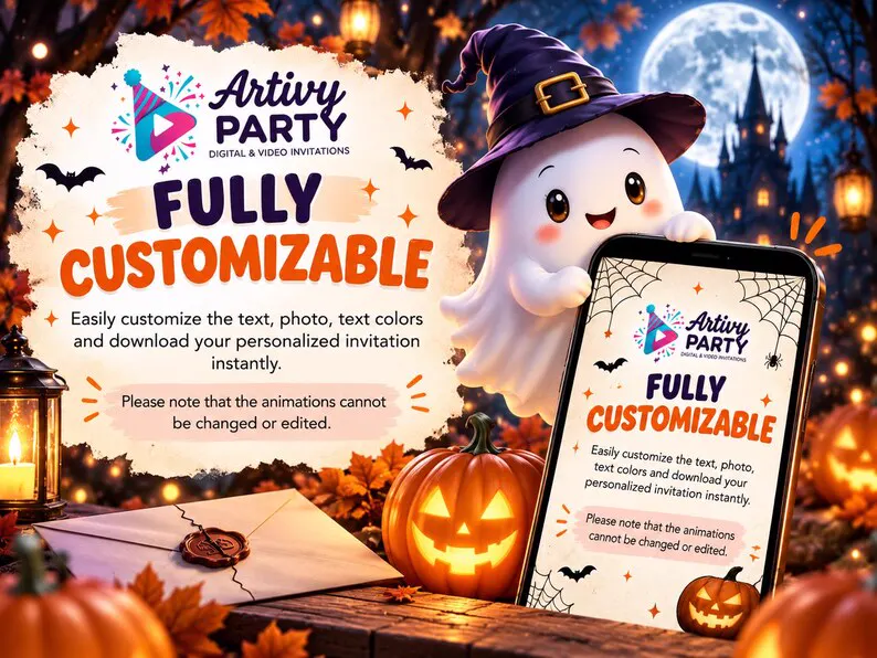 Invitación de Halloween en video — foto 3