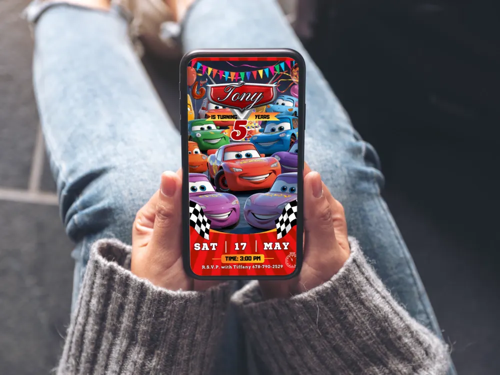 Invitación de Cars en video — foto 4