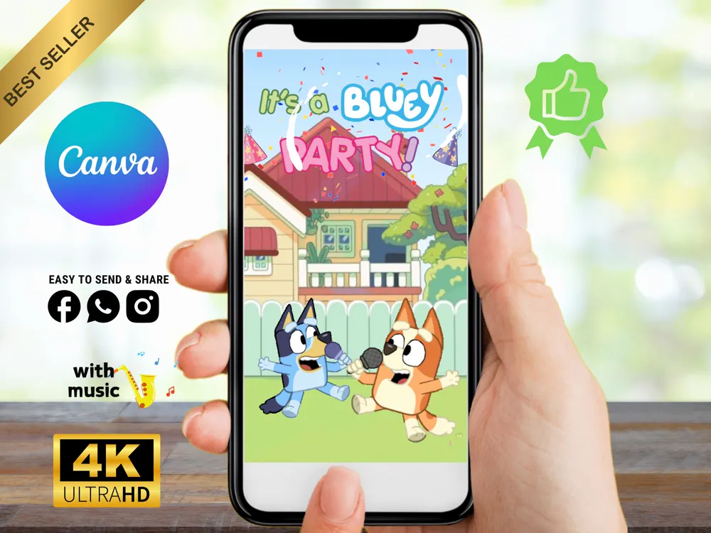 Invitación de Bluey en video — foto 4
